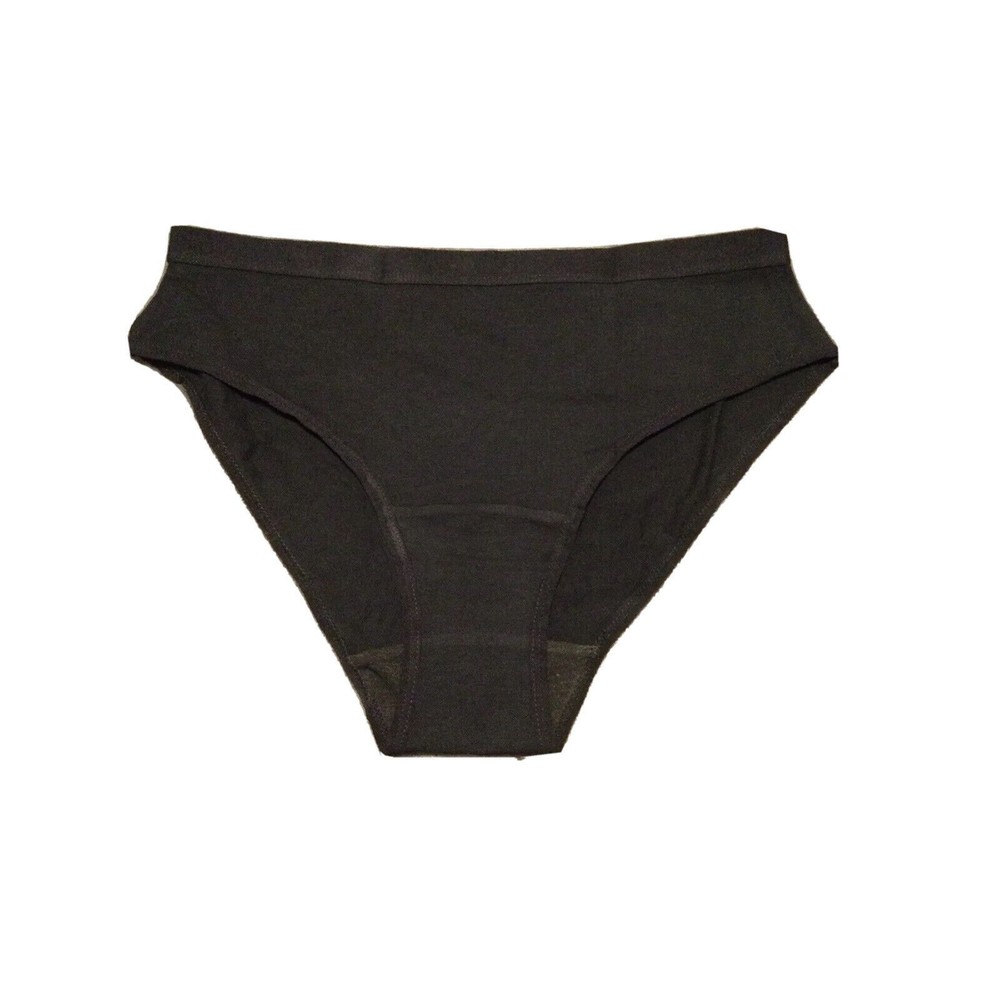 Knix Women’s Essential Cotton Modal Bikini Panties Size XS Black “No Leak Proof